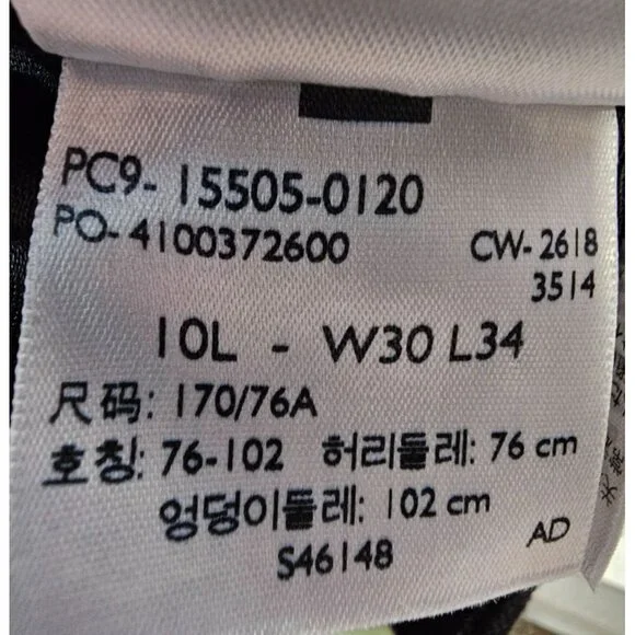 Levi's Mens 30 Black 505 Straight Leg Jeans - Picture 13 of 13